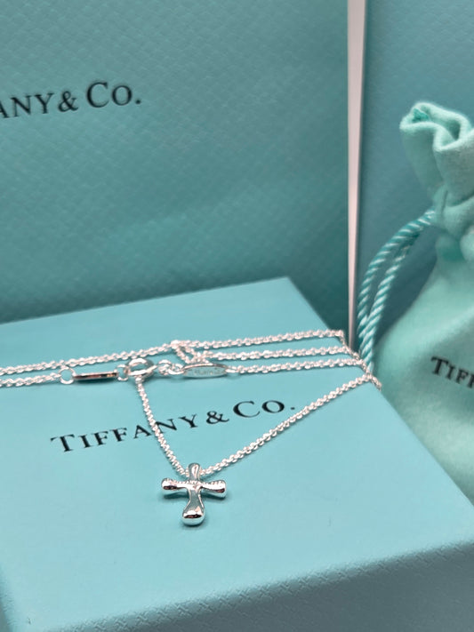 Bubble Cross Necklace