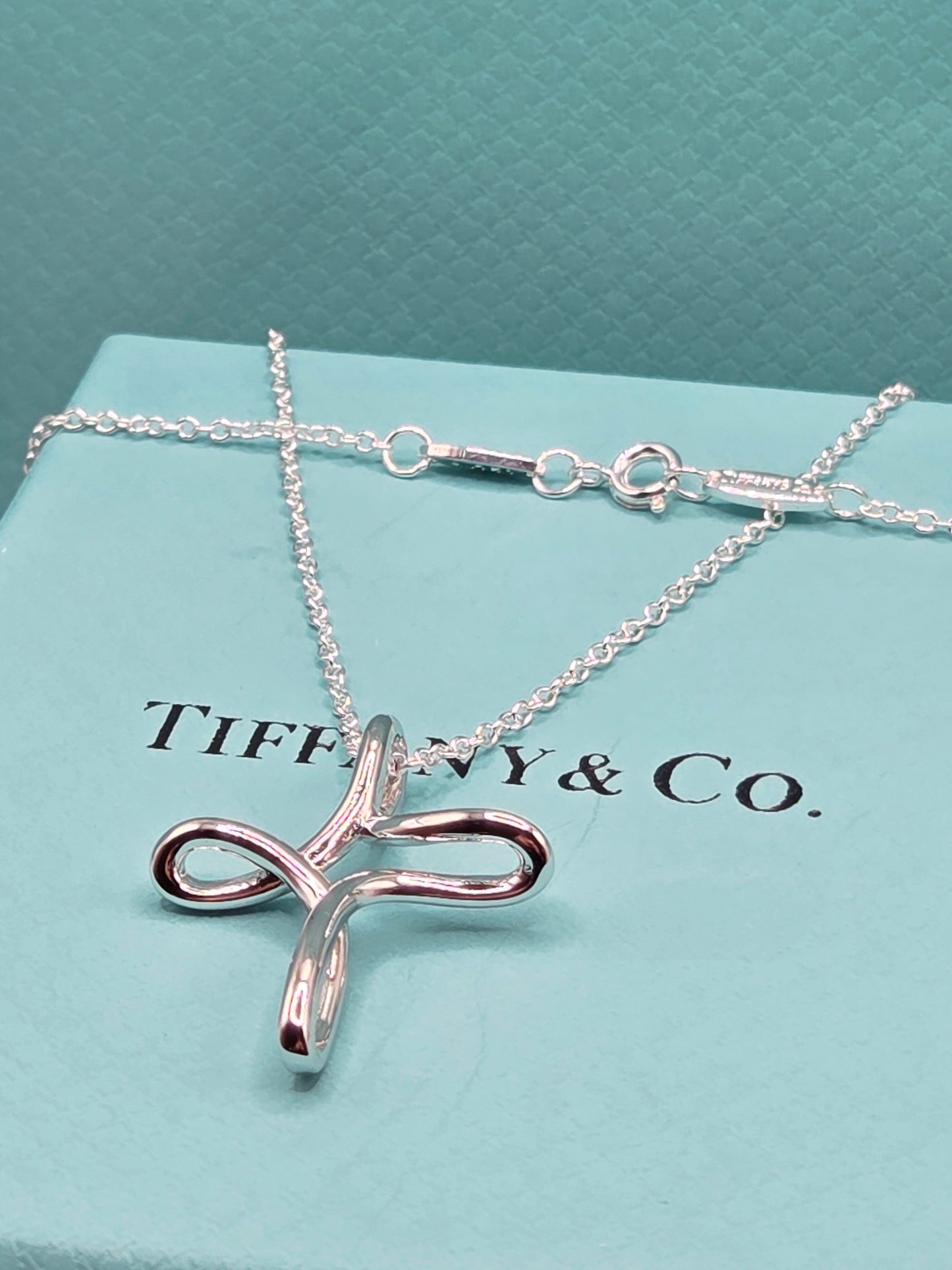 Script Cross Necklace
