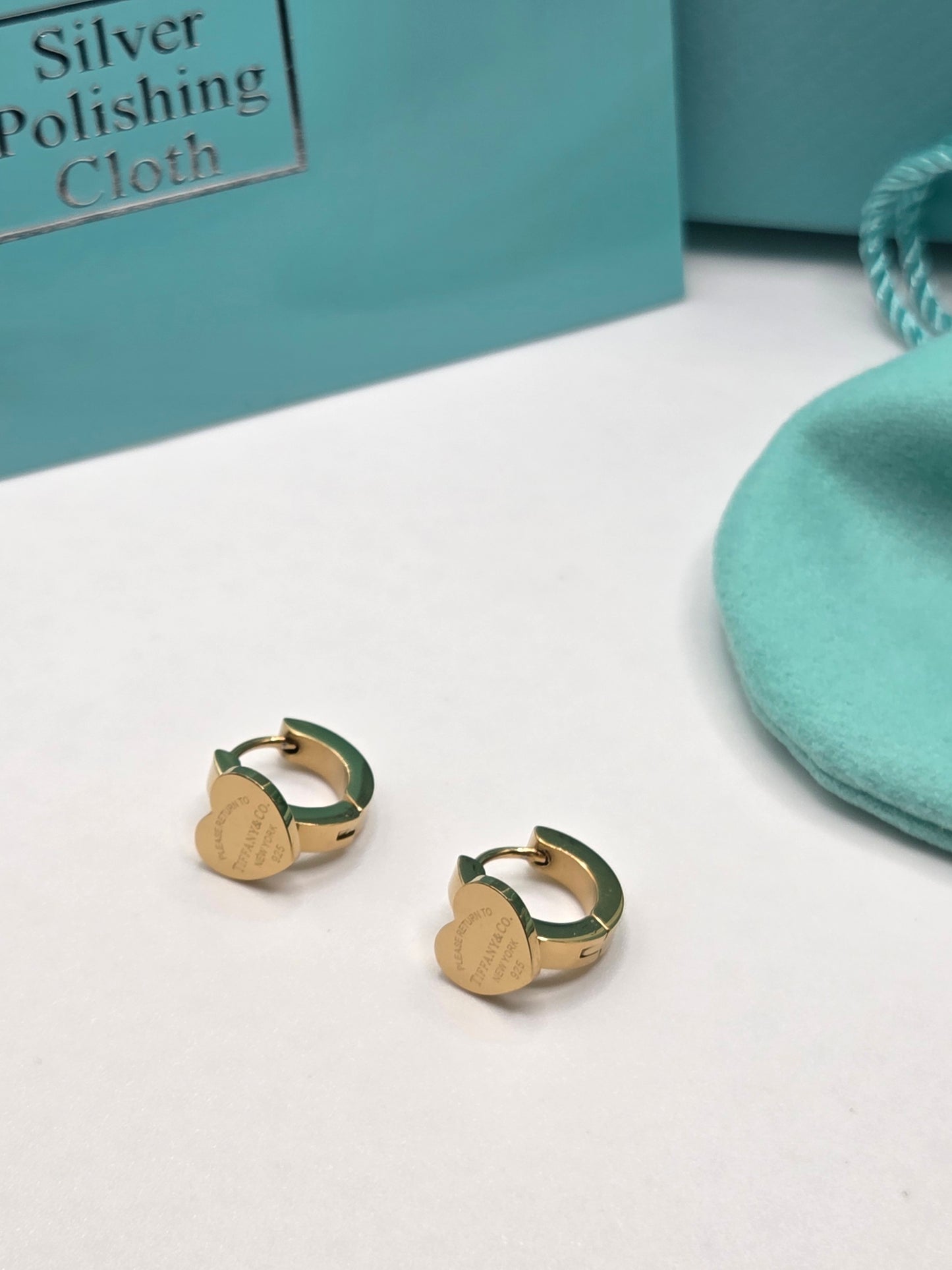 Hooped Heart Earrings