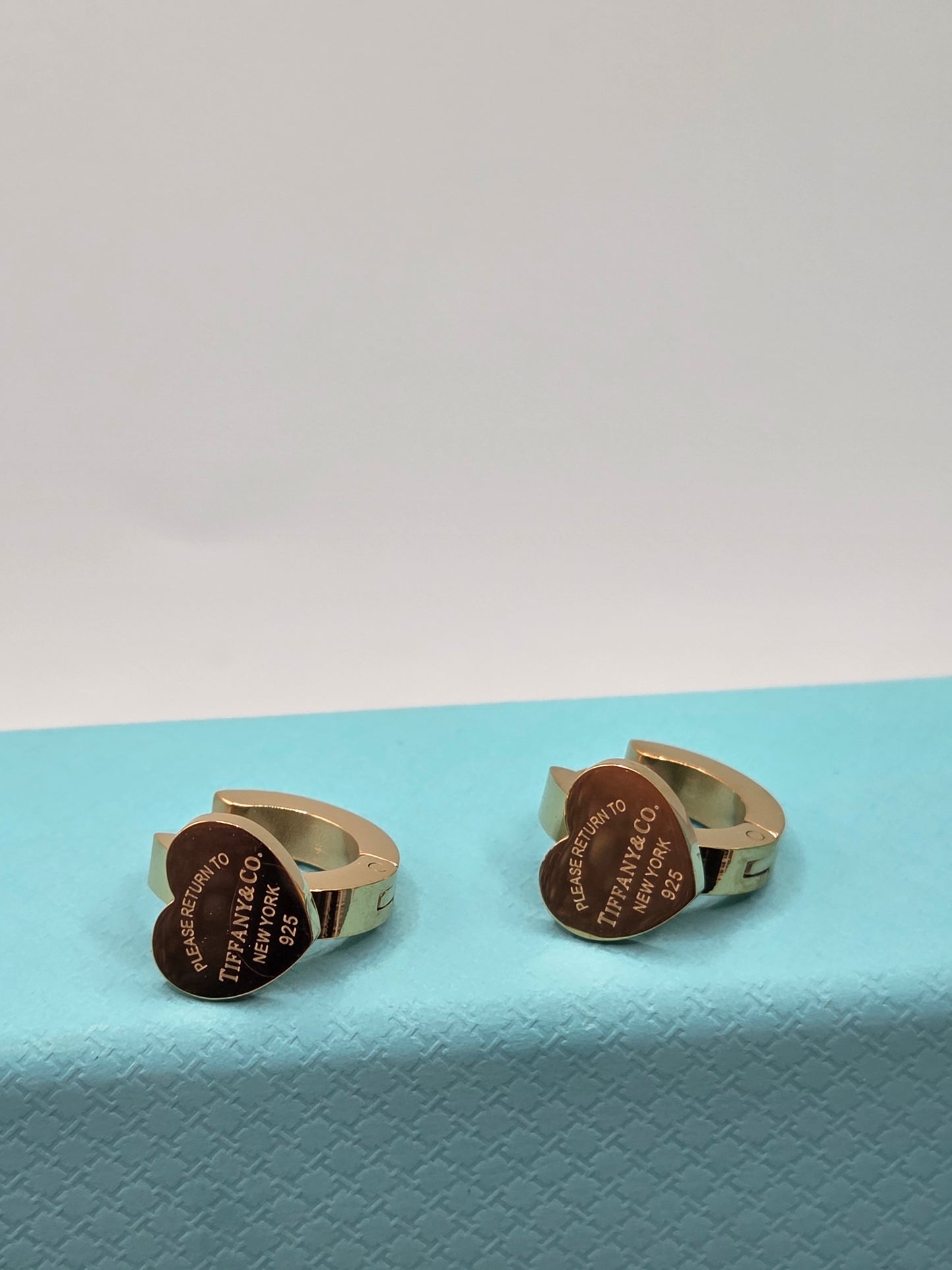 Hooped Heart Earrings