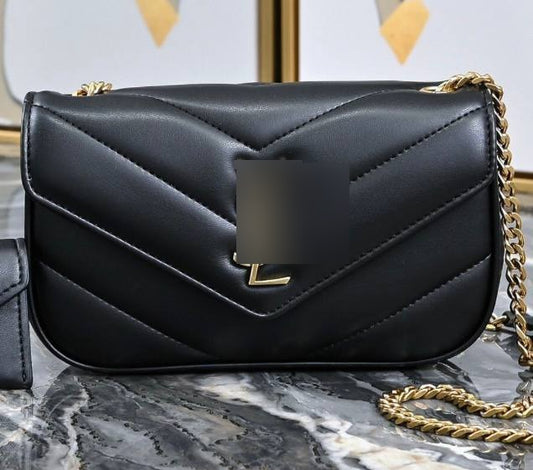 Gold Chain Clutch Bag