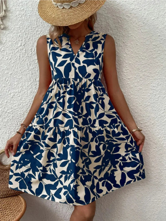 Boho V Neck Tank Sundress