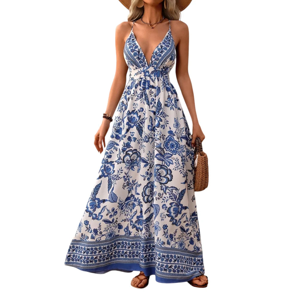 Long Floral Maxi Dress