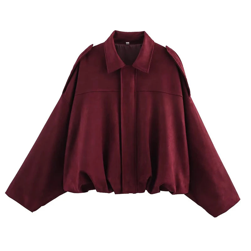 Turn-down Collar Vintage Jacket