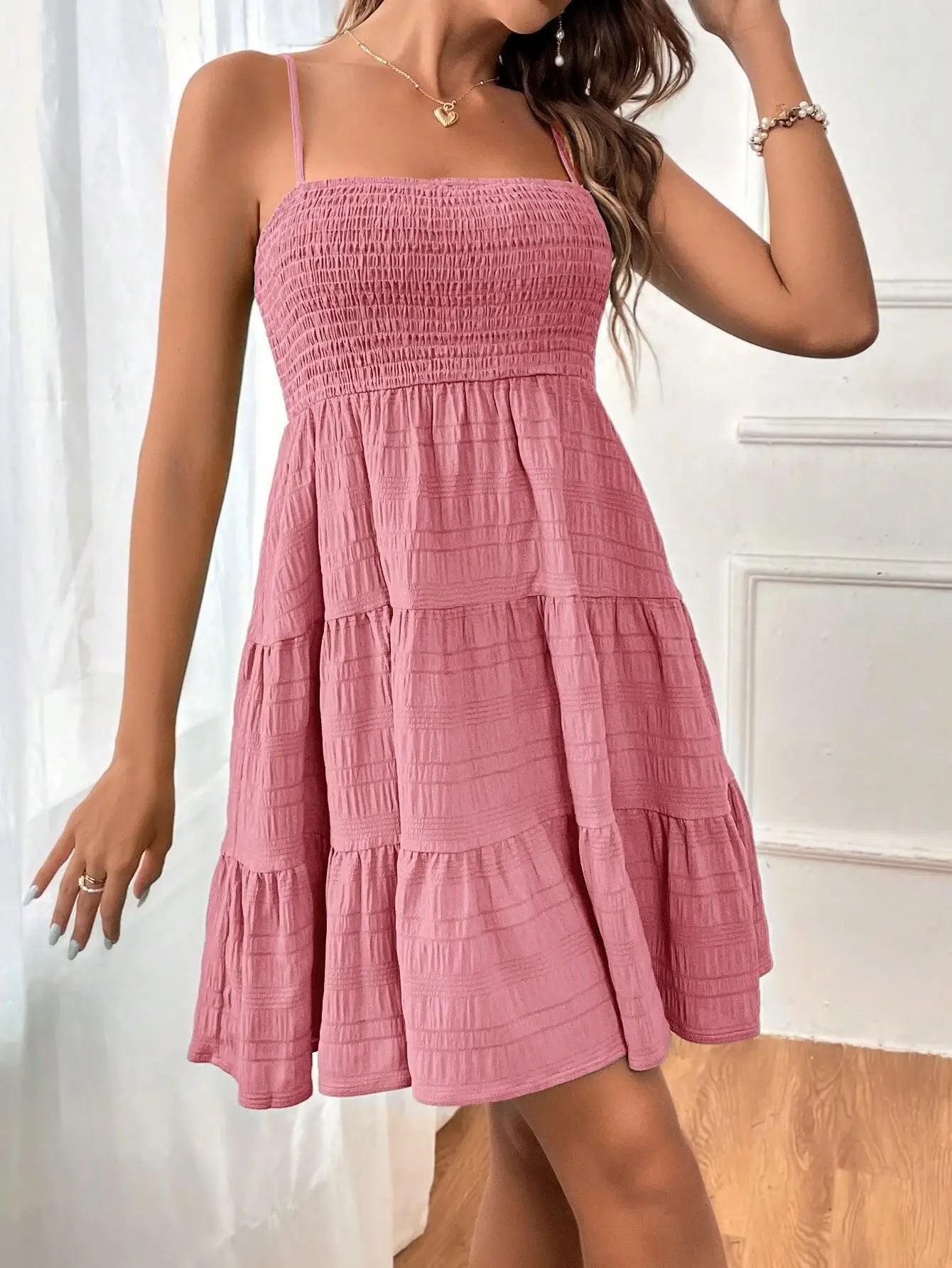 Backless Big Swing Mini Dress