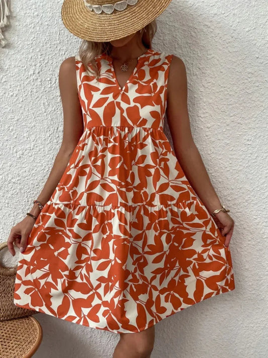 Boho V Neck Tank Sundress