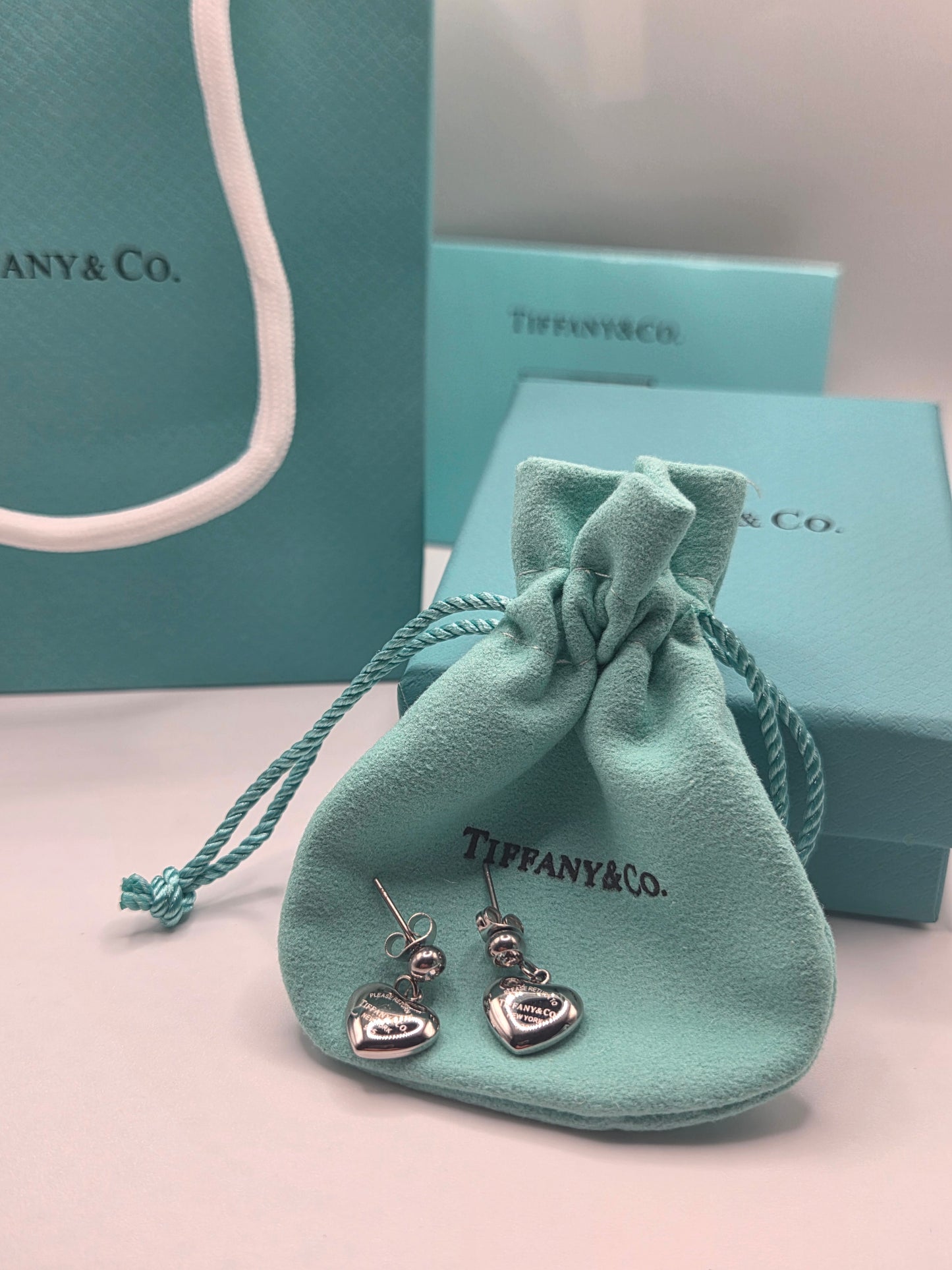 Classic Heart Stud Earrings