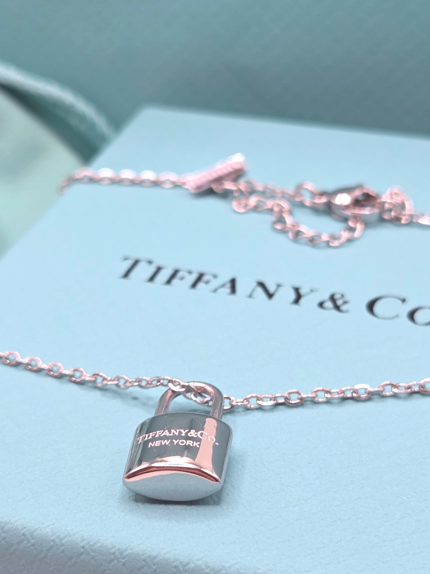 Padlock Necklace 18"