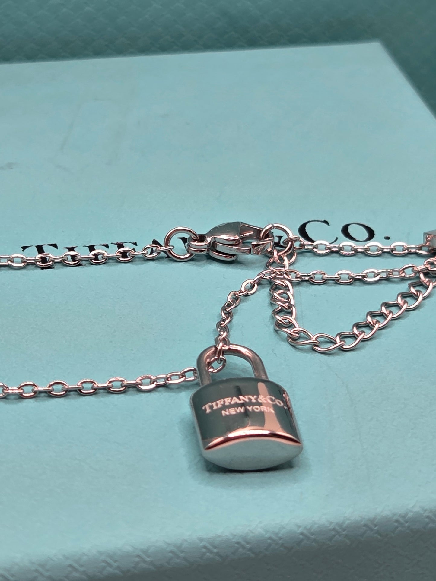 Padlock Necklace 18"