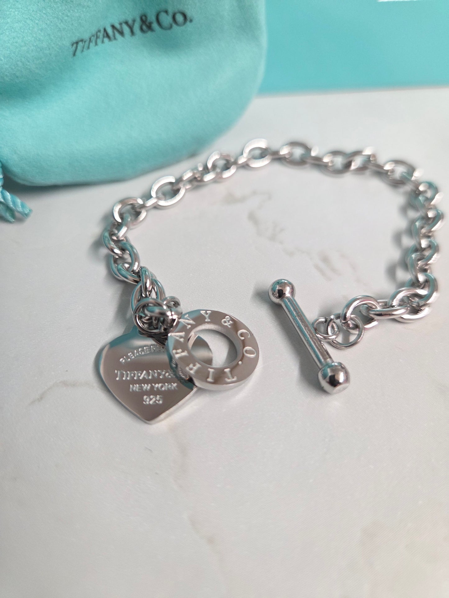 Lock Bar Necklace & Bracelet Set - LOW STOCK