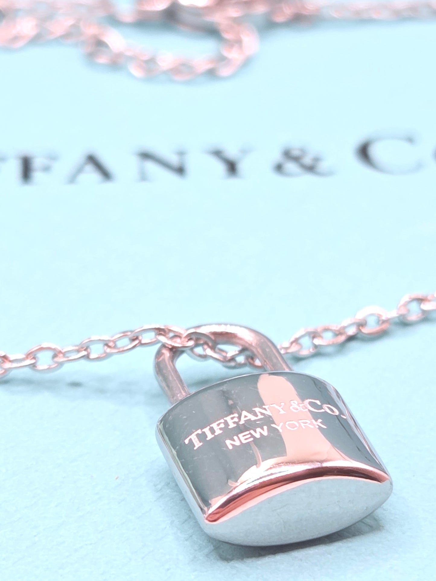 Padlock Necklace 18"