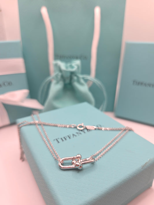 Elegant Double Chain Link Necklace