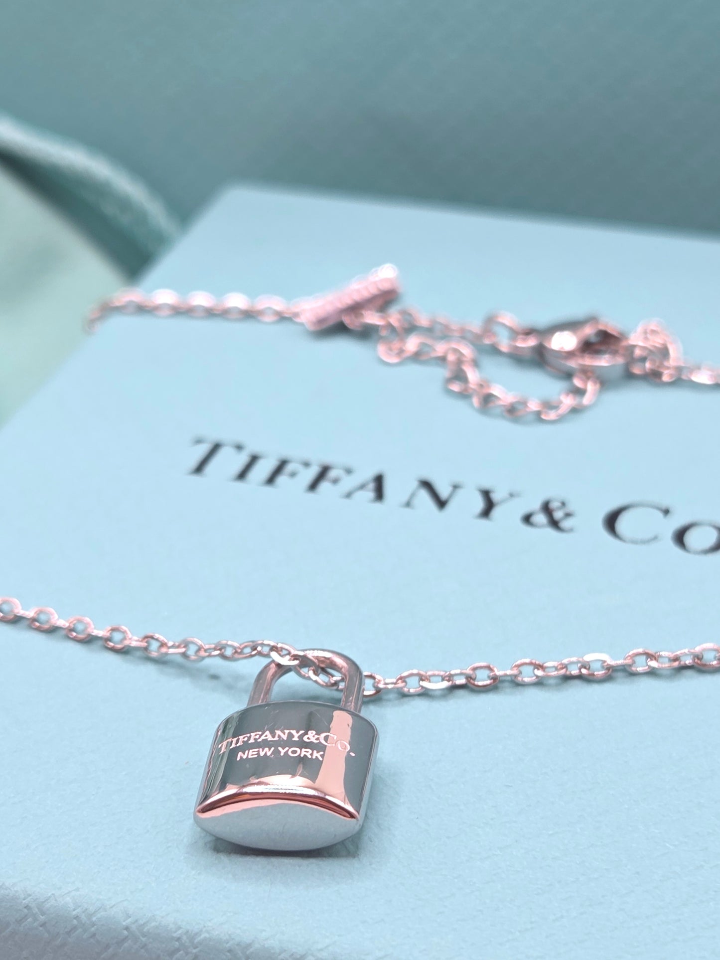 Padlock Necklace 18"
