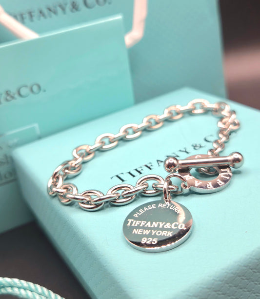 Pendant Lock Bar Bracelet