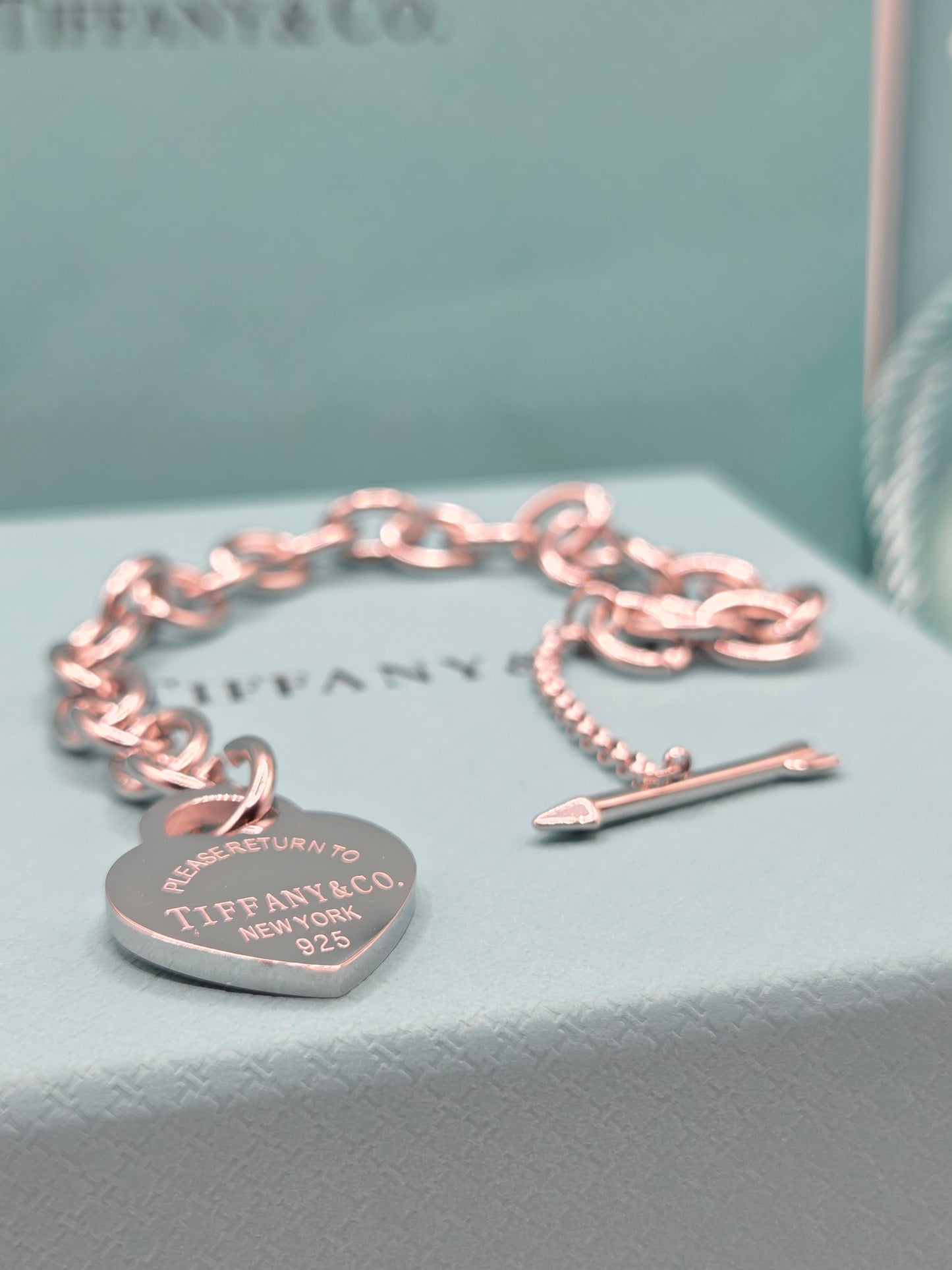 Arrow Heart Pendant Bracelet