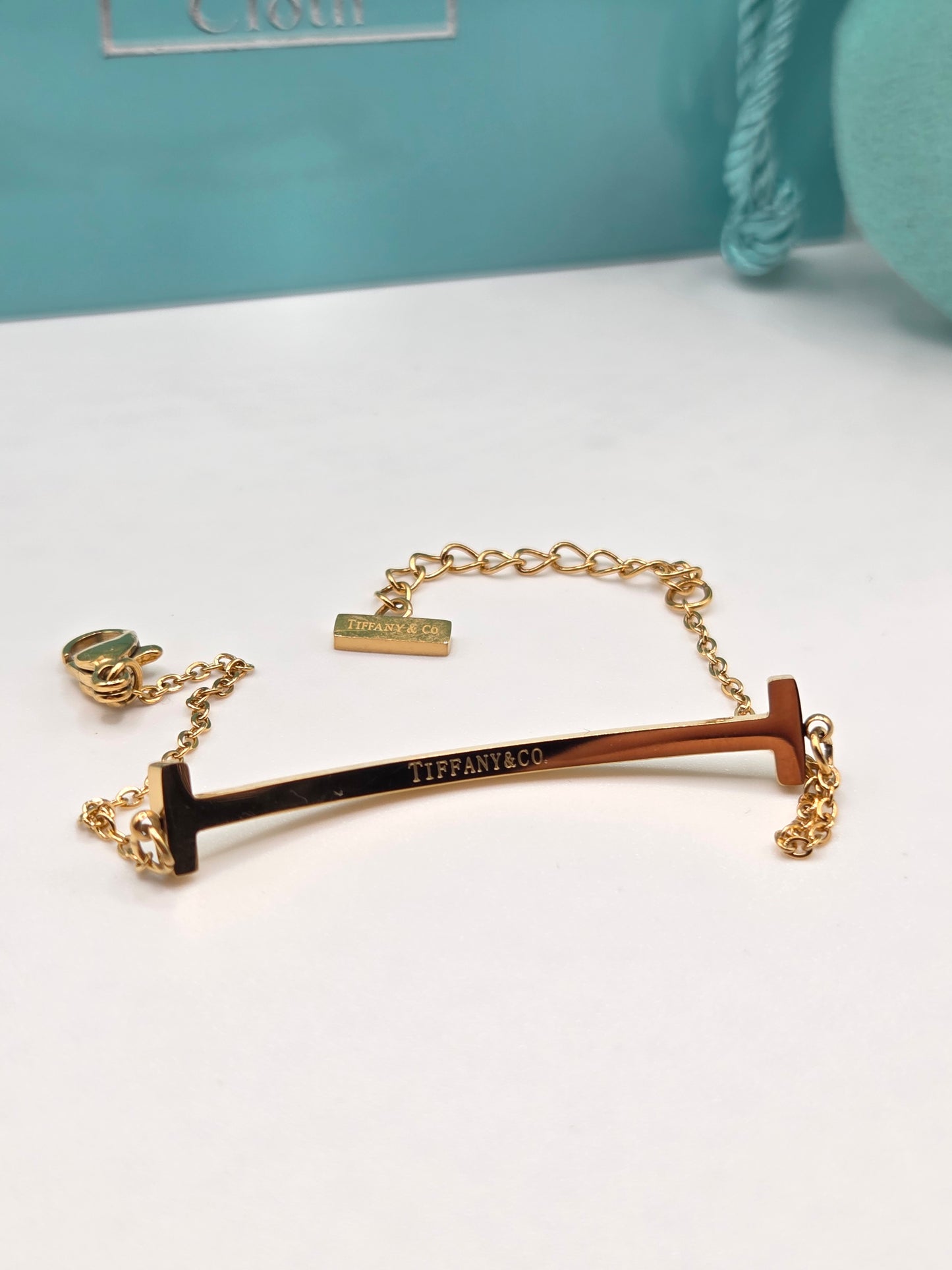Curved T Bar Bracelet