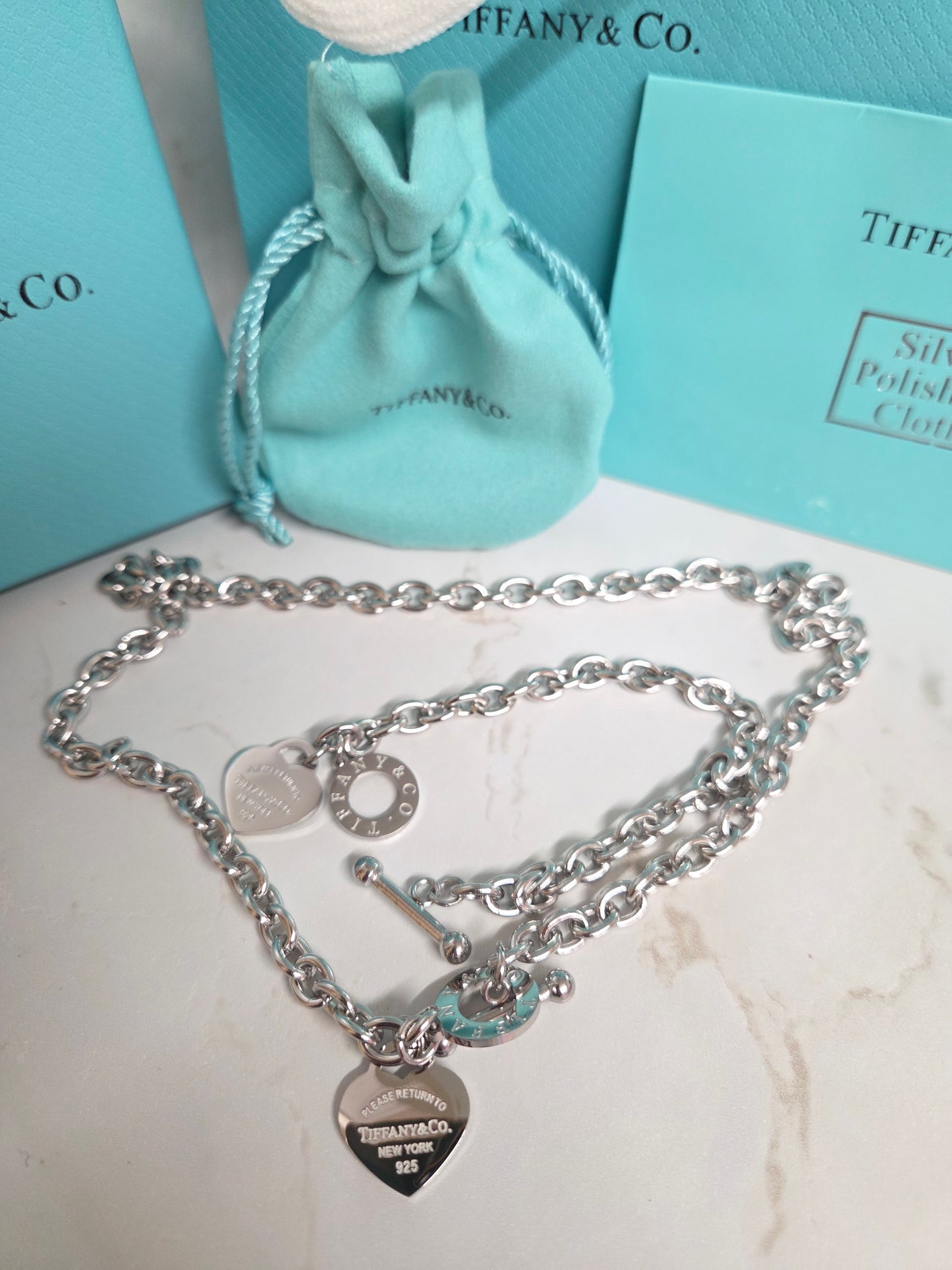 Lock Bar Necklace & Bracelet Set - LOW STOCK