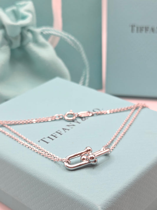 Elegant Double Chain Link Necklace