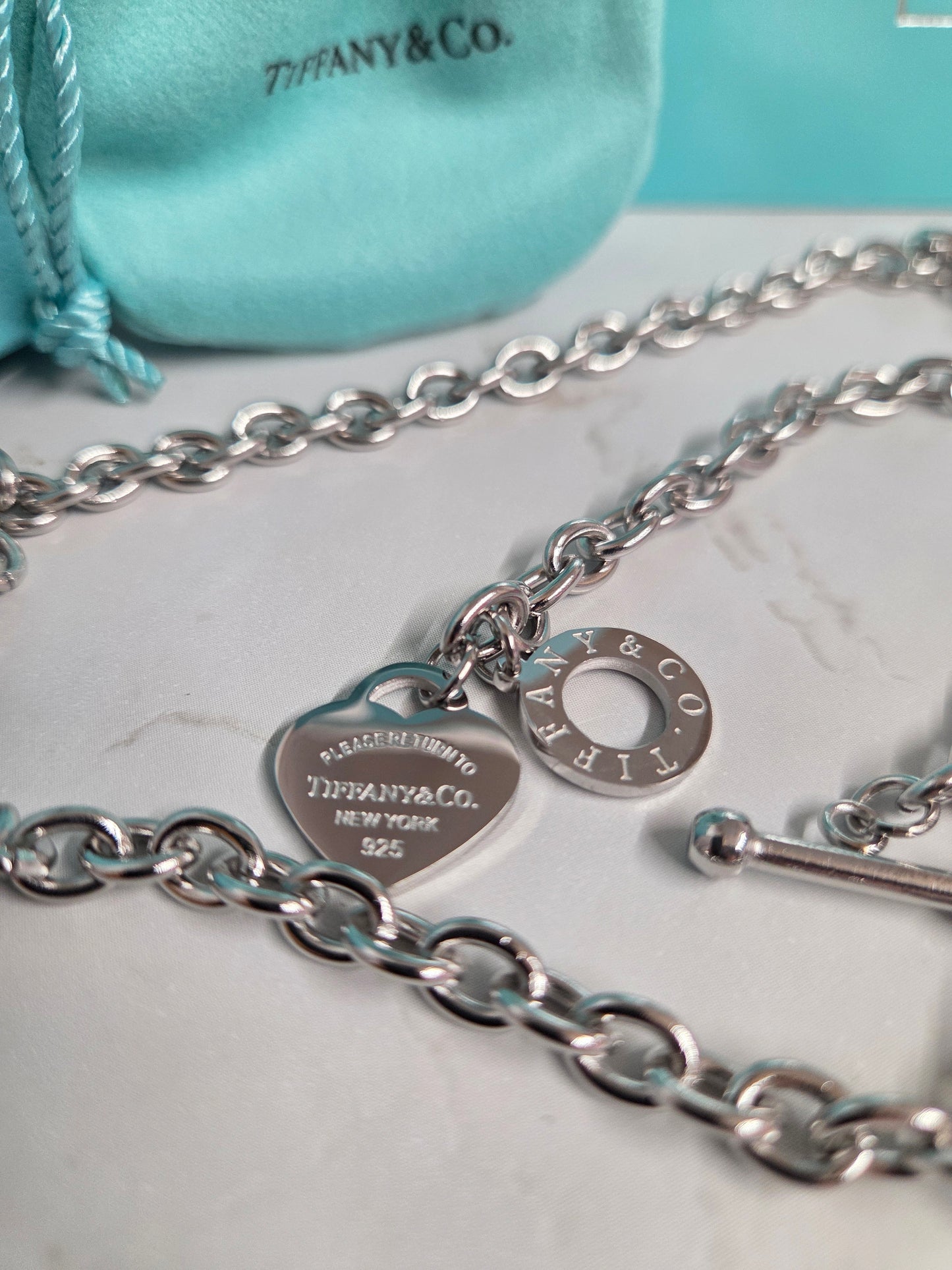 Lock Bar Necklace & Bracelet Set - LOW STOCK